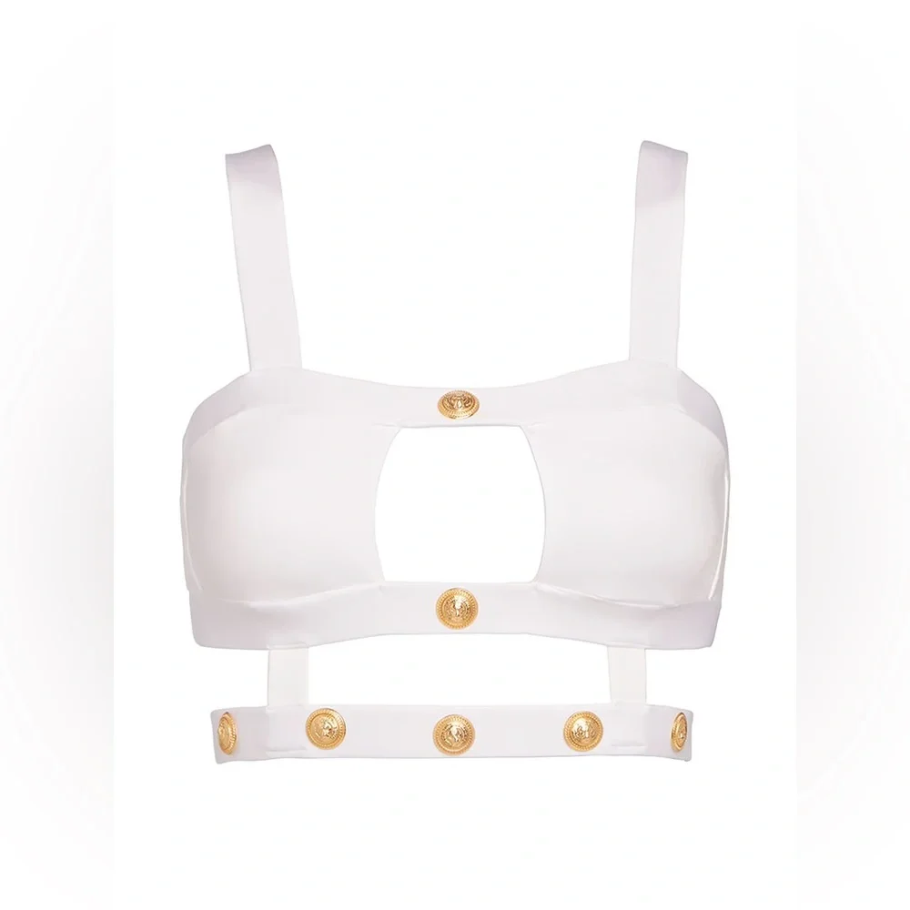 Monica Hansen Rich and Fab Cutout Bikini Top - Picture 3 of 7